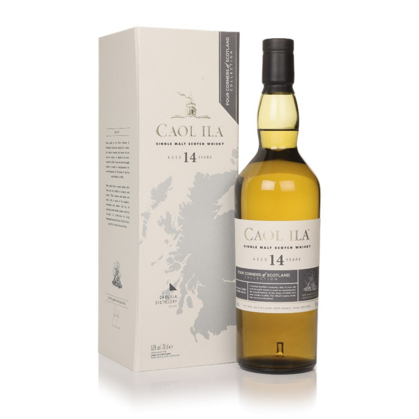 Caol Ila 14 Year Old Single Malt Scotch Whisky, The Four Corners of Scotland Collection, 70cl
