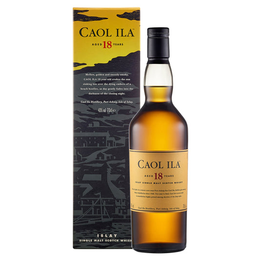 Caol Ila 18 Year Old Islay Single Malt Scotch Whisky, 70cl