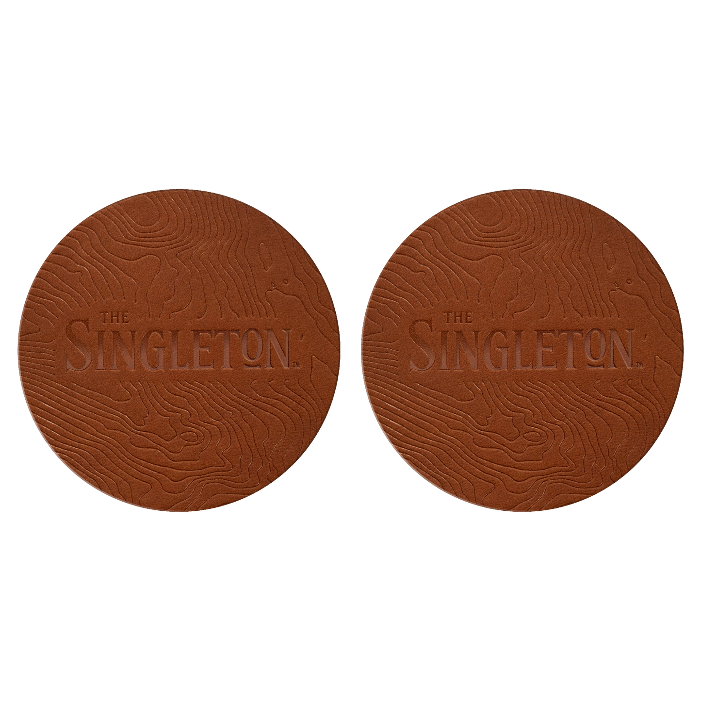 The Singleton Contour Map Coaster, 2 pcs.
